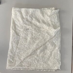 For Horses White Lace Scarf